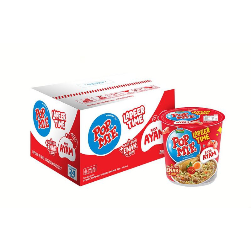 

Pop Mie Laper Time Rasa Ayam Jumbo Isi 24 PCS 1 DUS Harga Promo