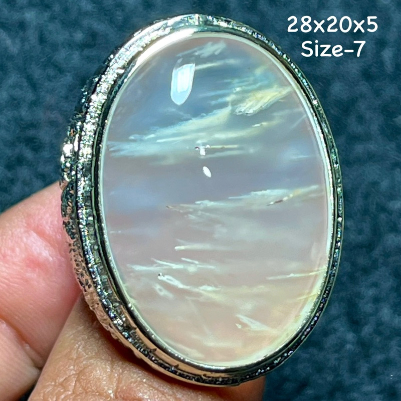 Cincin Batu Akik Natural Baturaja Desert (Asli Alam)