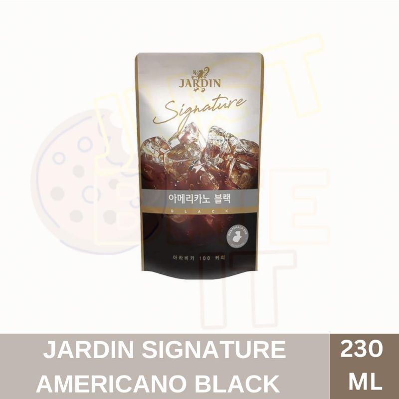 

JARDIN SIGNATURE AMERICANO BLACK ( NO SUGAR) 230 ML - MINUMAN RASA KOPI HITAM AMERICANO TANPA GULA ALA KOREA JARDIN 230 ML