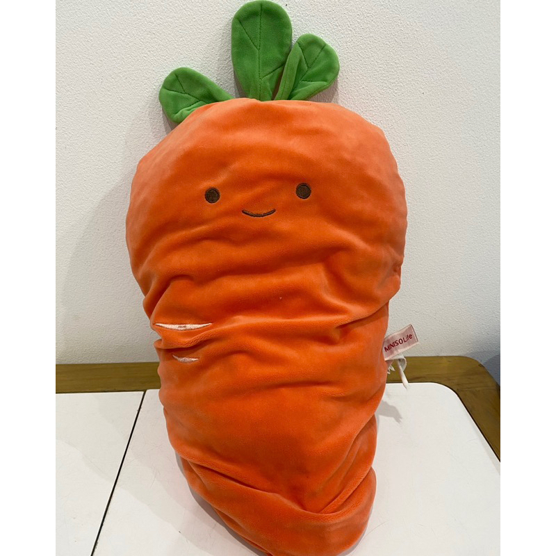 Boneka Wortel Miniso Carrot Preloved no Minus