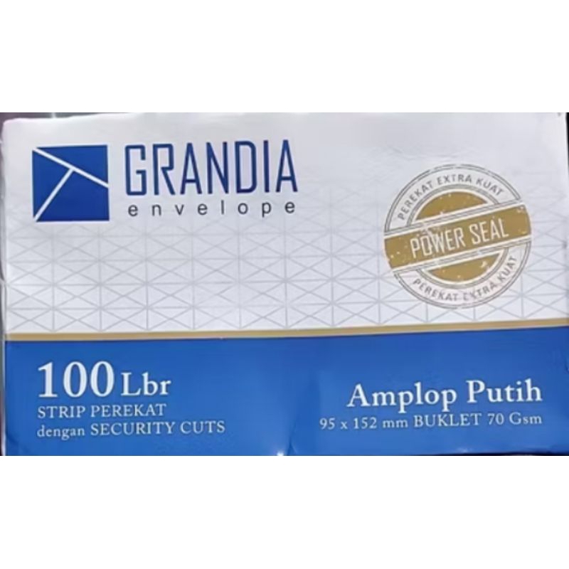 

5 BOX AMPLOP PUTIH GRANDIA 104