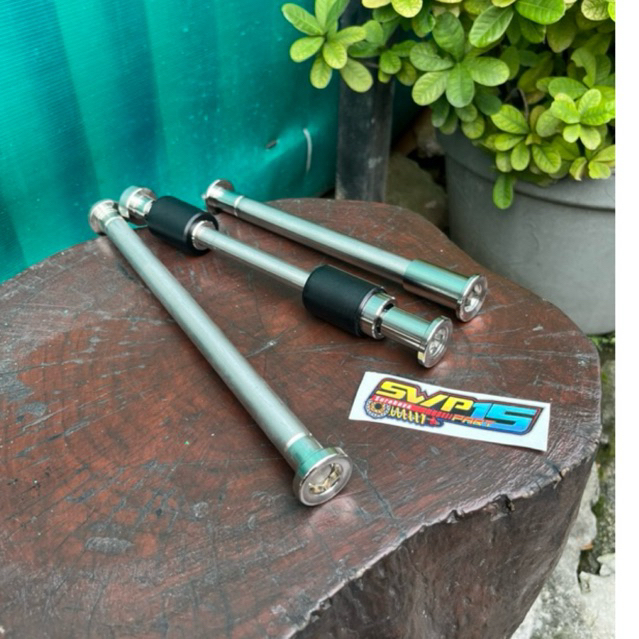 As Roda Stainless Set As Depan Belakang As Arm Pnp As 15mm Ninja Original Stenlis Import