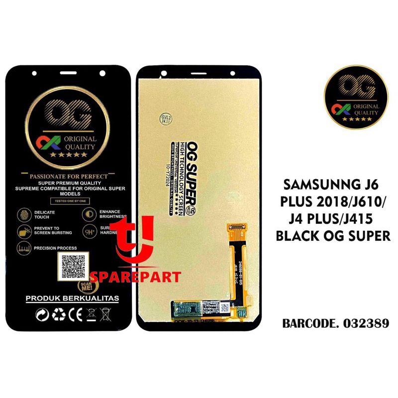 LCD TOUCHSCREEN SAMSUNG J6 PLUS 2018 / J610 / J4 PLUS / J415 / ORI OG SUPER