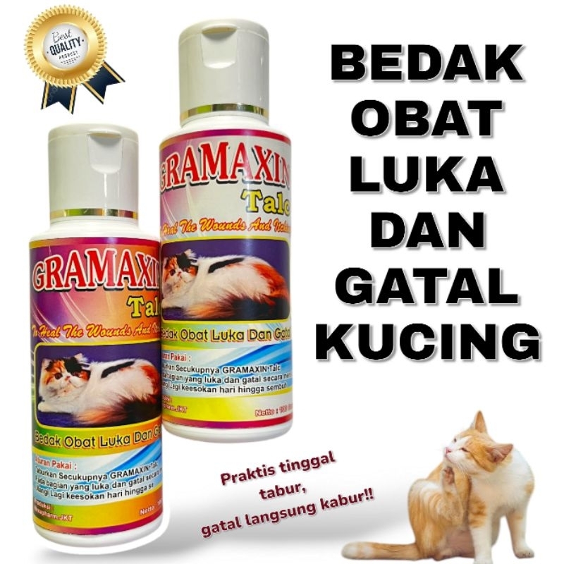 Bedak Obat Luka dan Gatal Kucing