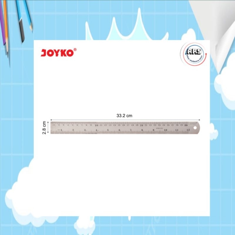 

PENGGARIS BESI JOYKO 30Cm RL-ST30