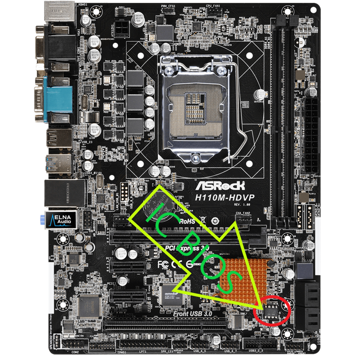 IC BIOS ASRock H110M-HDVP