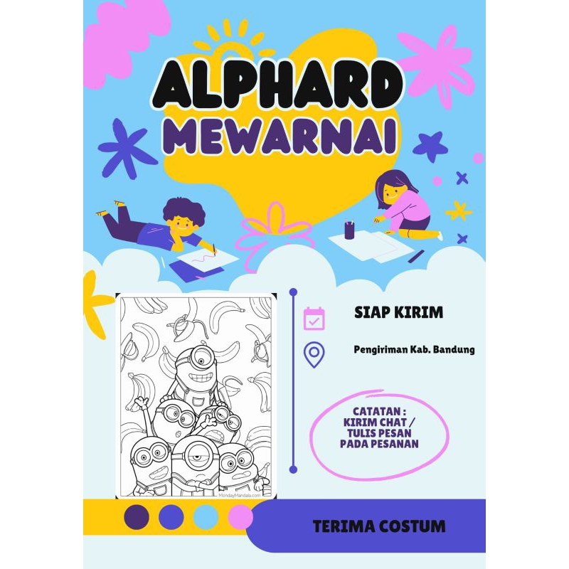 

KERTAS MEWARNAI COSTUM KARAKTER A4 5LEMBAR
