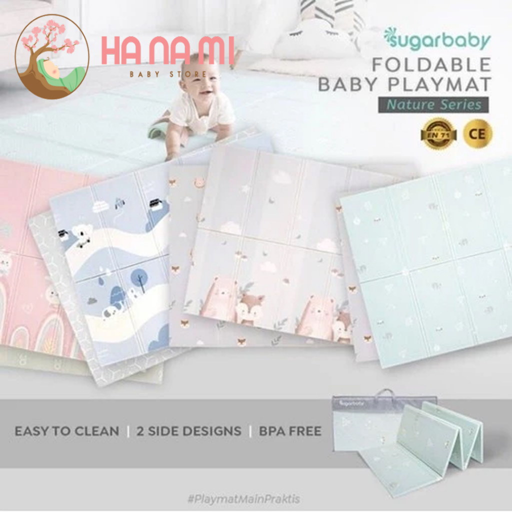 Sugar Baby Foldable Baby Playmat - Matras Bermain Anak SugarBaby