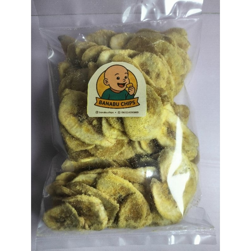 

Keripik Pisang Rasa Jagung Manis Khas Lampung | 200gr | Cemilan Renyah & Manis Gurih | Banabu Chips