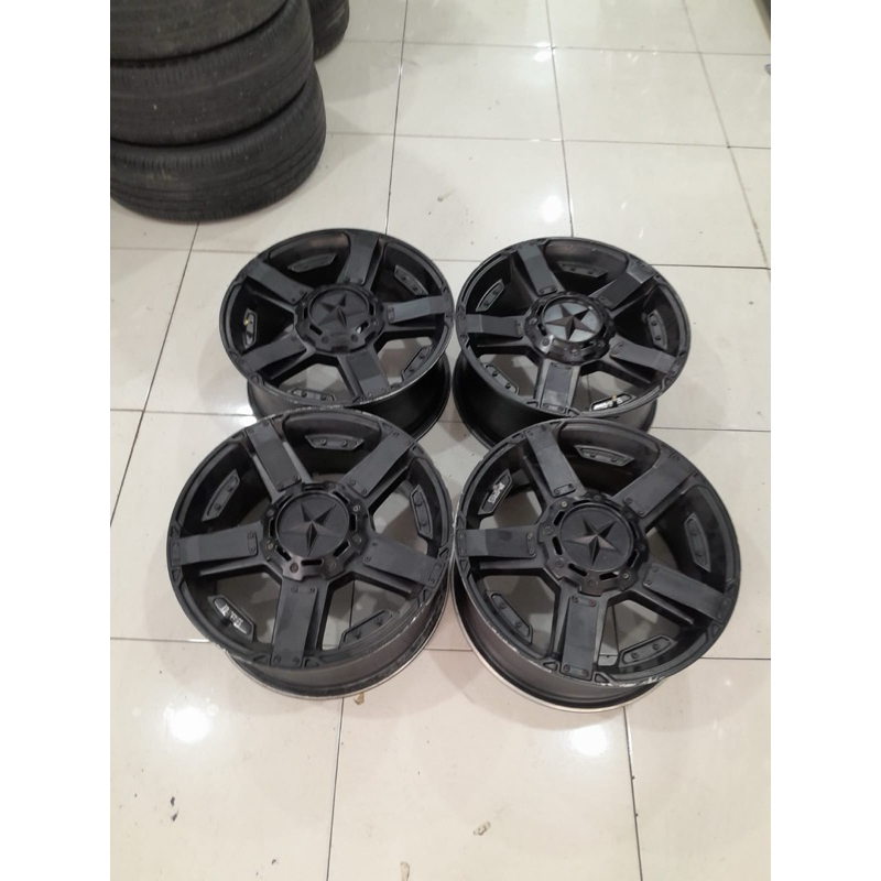 VELG MOBIL BEKAS RASTA R17 BUAT INOVA X PANDER RUSH TERIOS X TRAIL CRV DLL