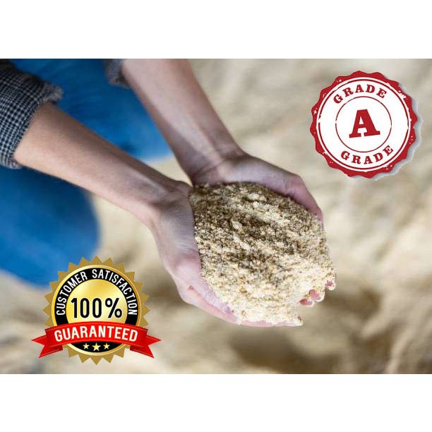 Dedak/katul/dedek Padi Halus pakan Campuran alternatif  unggas (ayam,bebek,Magot) 1KG