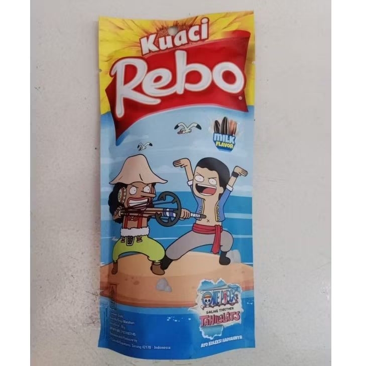 

Kuaci Rebo x one piece tahilalate 140gr