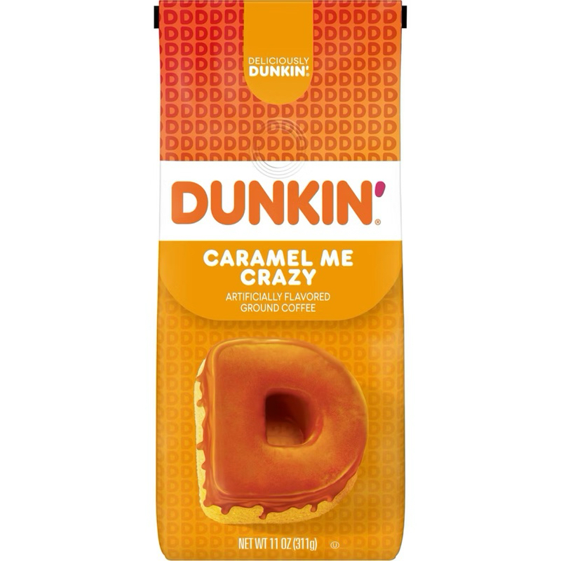 

Dunkin Caramel me crazy ground coffee 11oz