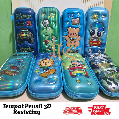 

Kotak Pensil 3D Tempat Pensil 3D Gambar Lucu Timbul Tempat Pensil Resleting