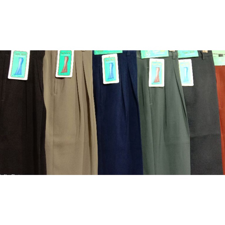 KODE U53R celana bahan pria  laris   celana bahan reguler  celana bahan super talon  celana bahan re