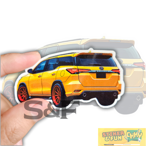 

Stiker Sticker Pack Vinyl Laminasi FORTUNER YELLOW