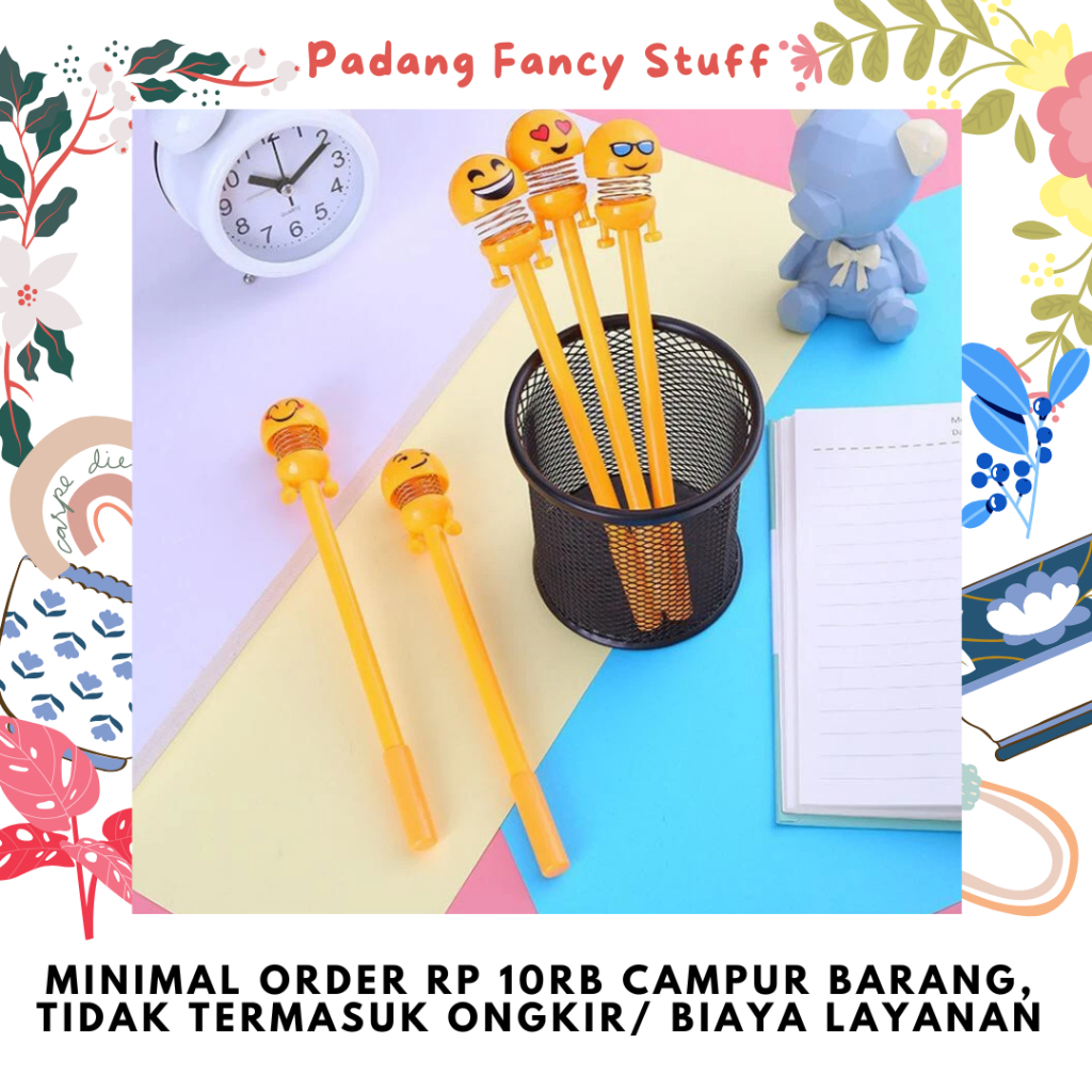 

PFS - 077 Pulpen Emoji Bouncing PENA EMOJI PEGAS GOYANG KARAKTER ALAT TULIS MURAH PEN
