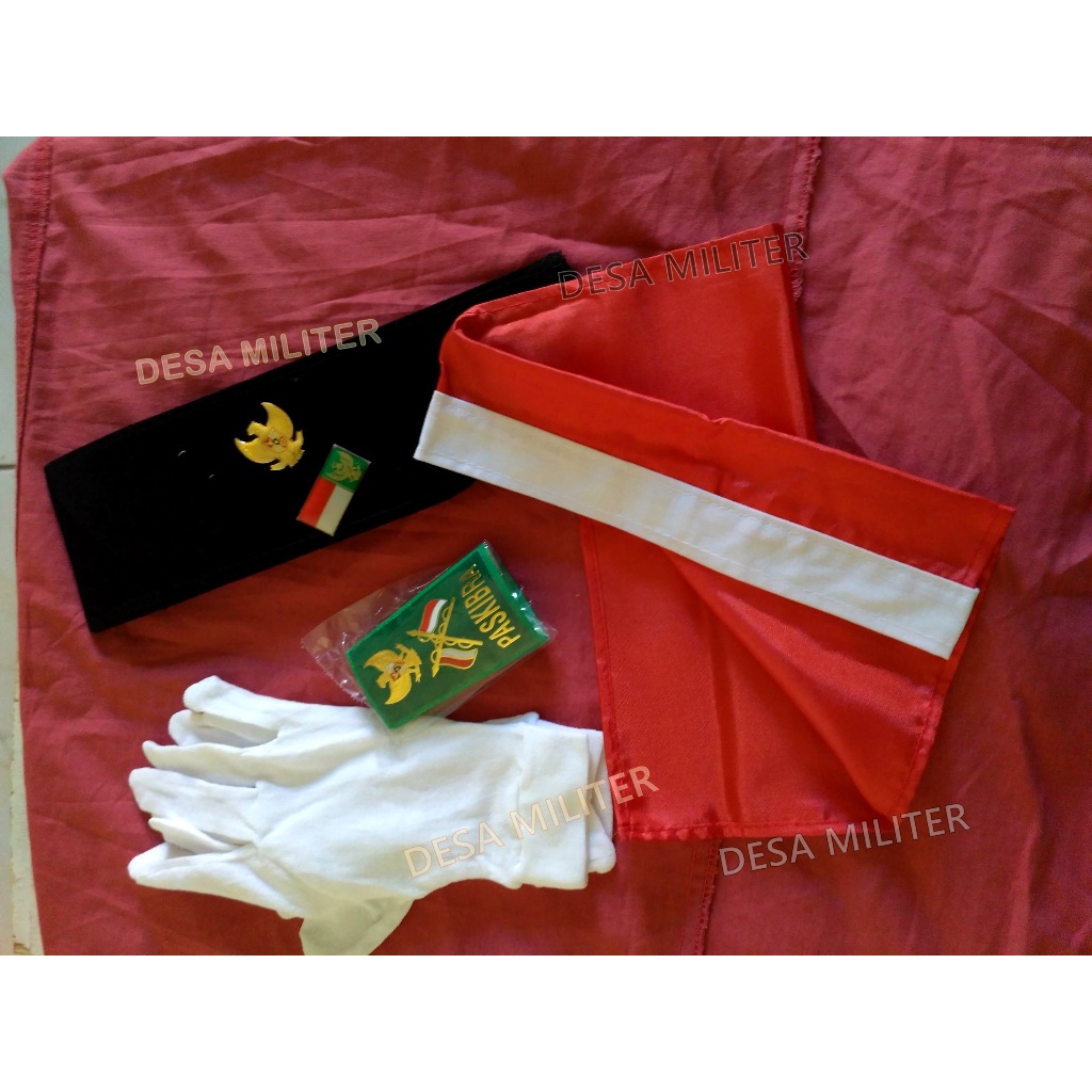 Perlengkapan Paskibra Lengkap Set Paskibra Paket Paskibra