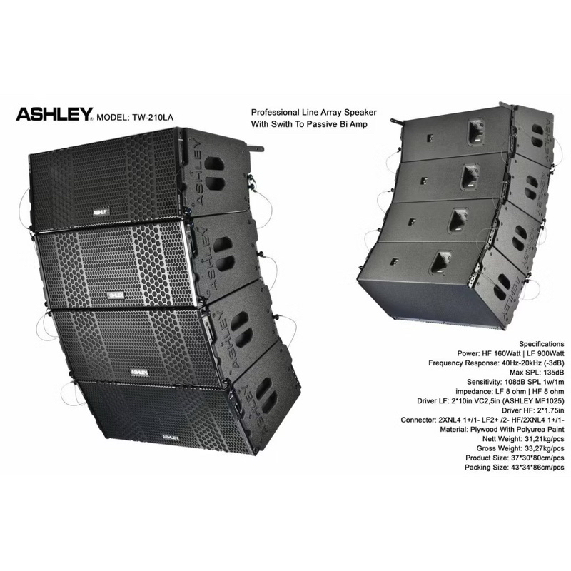 Line array Ashley TW210la