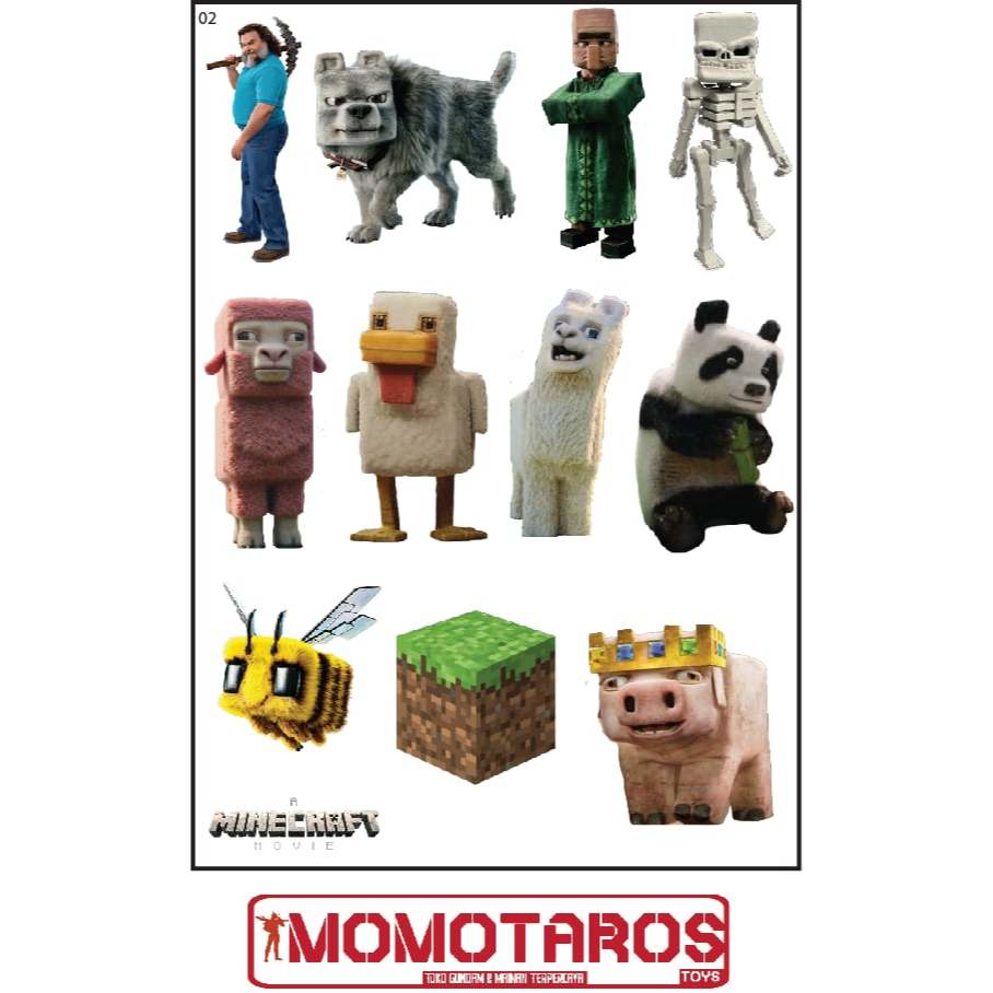 

Sticker Minecraft the movie 1 pc