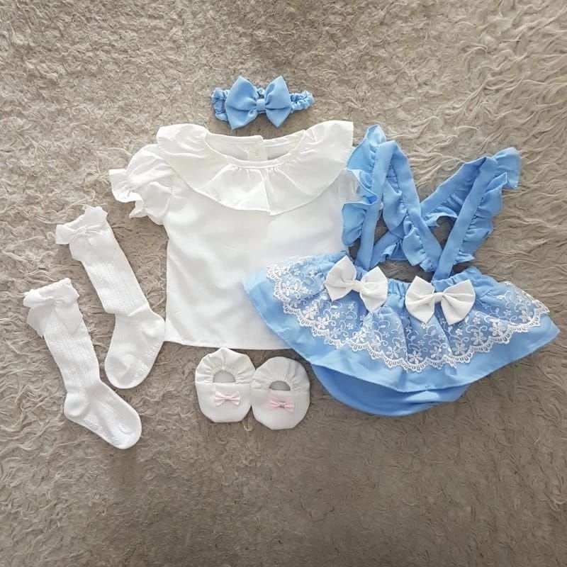 Viral  Baju Bayi Newborn Gempita Bloomer Set Anak Perempuan