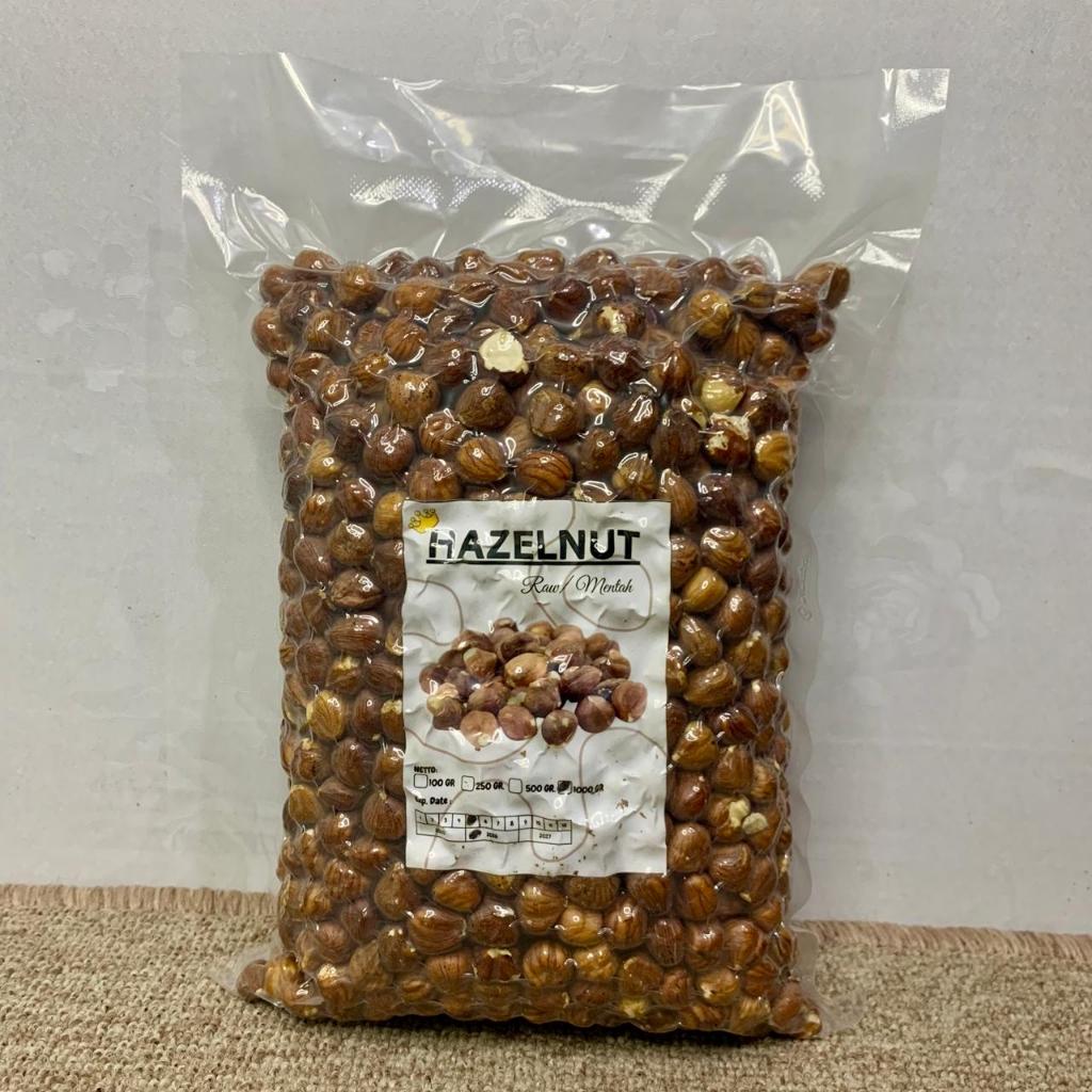 

(Mentah/ Raw) Hazelnut Raw / Kacang Hazel Mentah Natural 1 KG