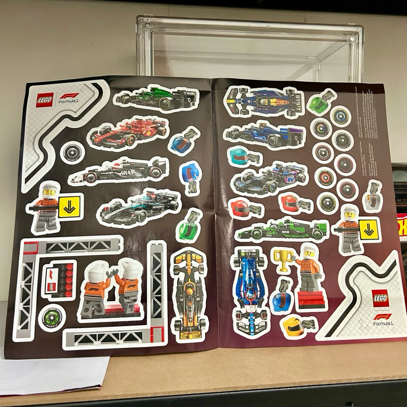 

Sticker / Stiker Lego Formula 1 F1 Race Car Original