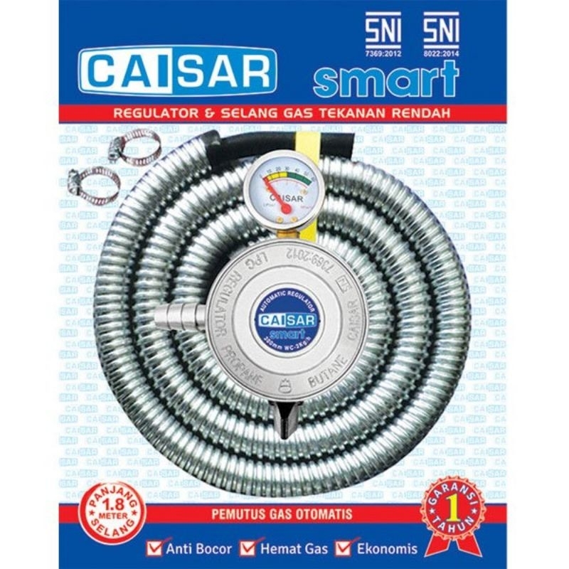 REGULATOR & SELANG GAS [ SNI ] CAISAR SMART || SELANG GAS & REGULATOR CAISAR || REGULATOR KOMPOR GAS