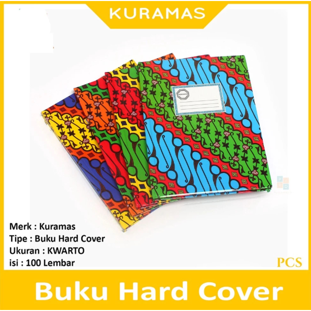 

KURAMAS - Buku Hard Cover Ukuran Kwarto 100 lembar - Pcs