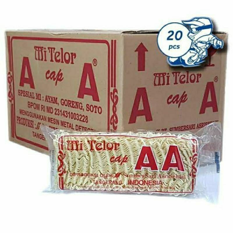 

Mie Telor Cap AA harga 3bks