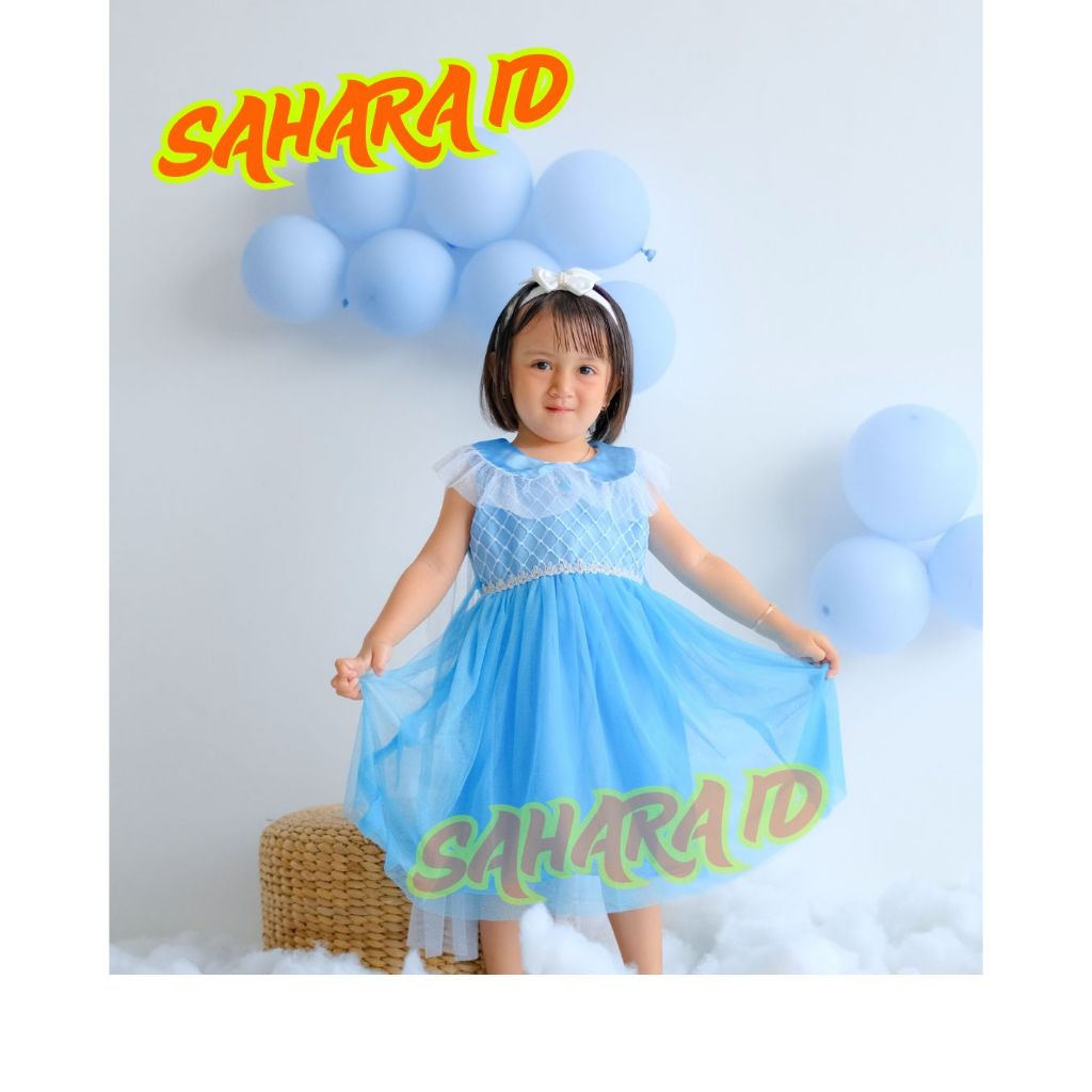 Gaun anak / baju Frozen anak / baju pesta anak / gaun Frozen anak / gaun pesta anak murah