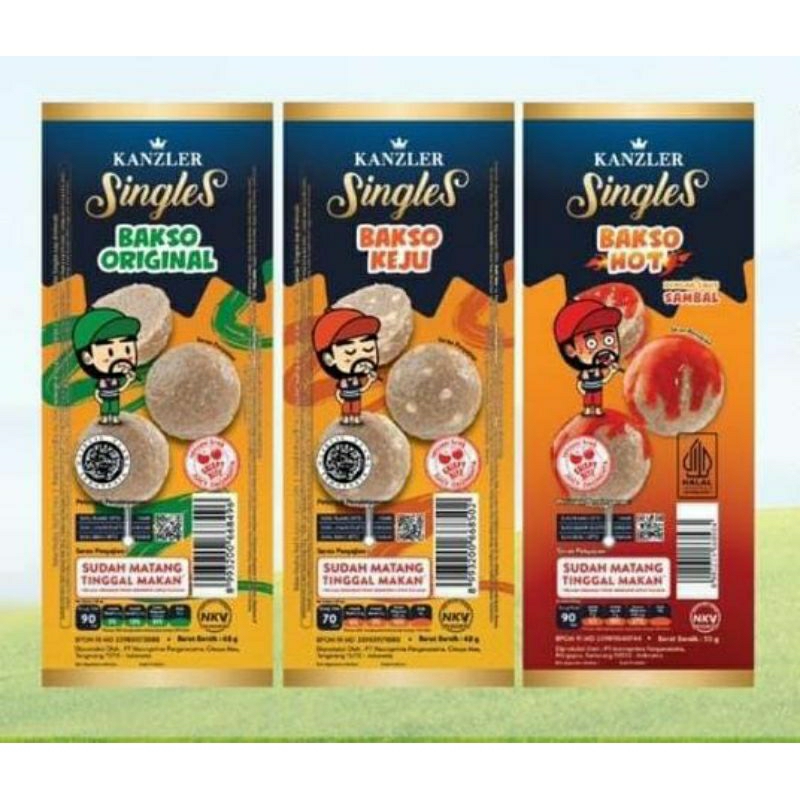 

bakso, sasis kanzler 1 box isi 12 pcs