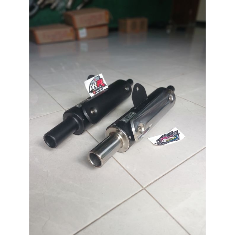Knalpot w 175 ngbas pnp leher ori w175 se dll knalpot racing w175