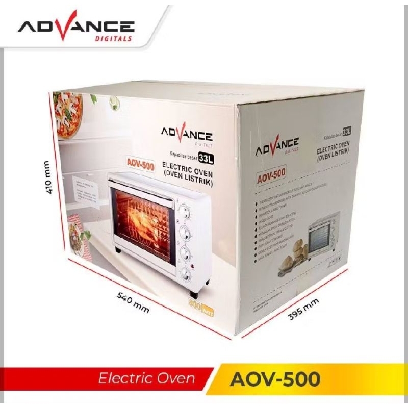 OVEN LISTRIK ADVANCE AOV-500 oven elektrik oven kue kering oven kue bolu oven listrik besar