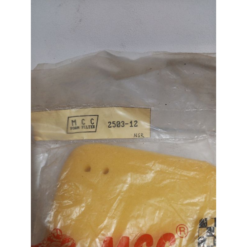 busa filter Honda NSR merk mcc