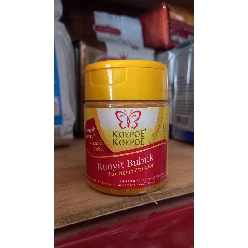 

Kunyit bubuk koepoe koepoe 25g / kunyit bubuk