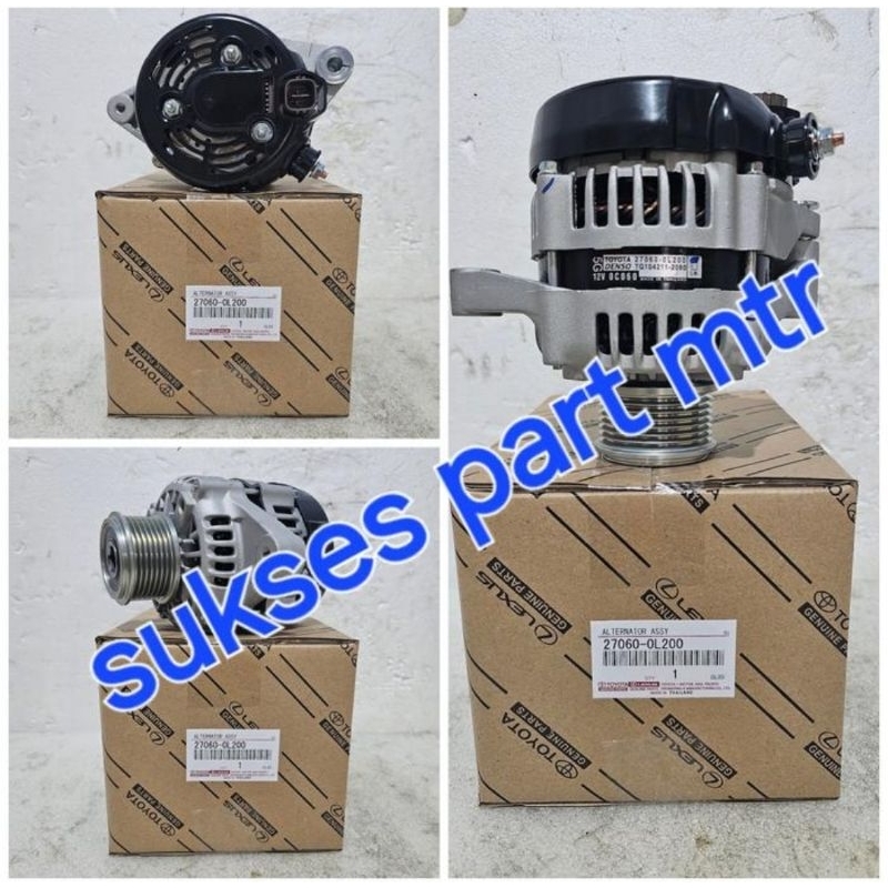 alternator/dinamo amper hilux revo 2KD 2016 27060-0L200