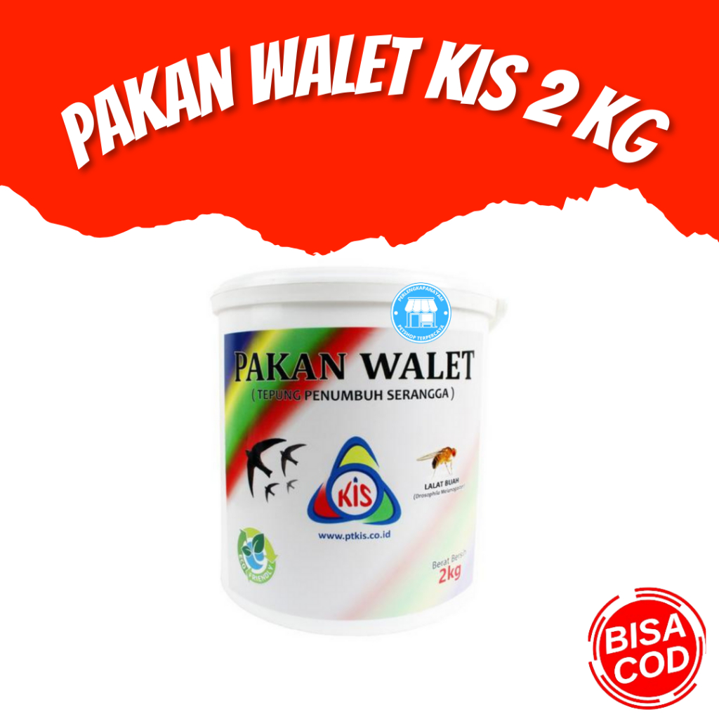 PAKAN WALET KIS 2 KG Pakan Untuk Buurng Walet Pakan Burung KIS Pakan Walet Murah Pelet Pakan Walet