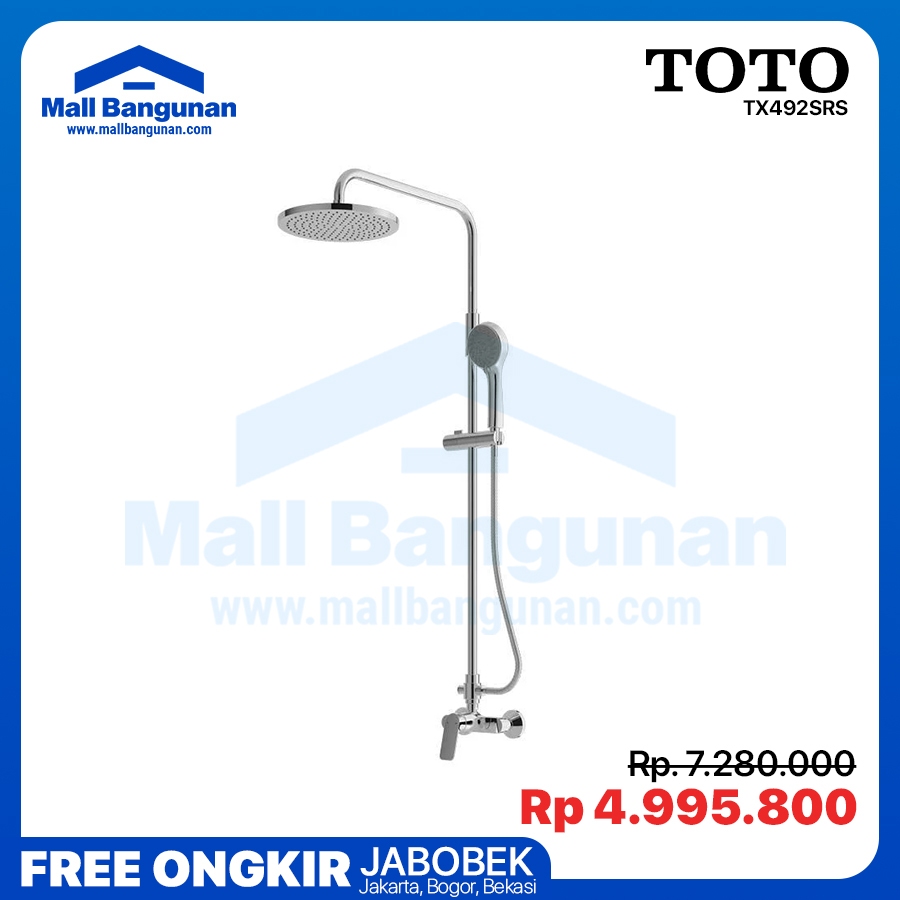 TOTO Column Set TX492SRS | Shower Column - Shower Tiang