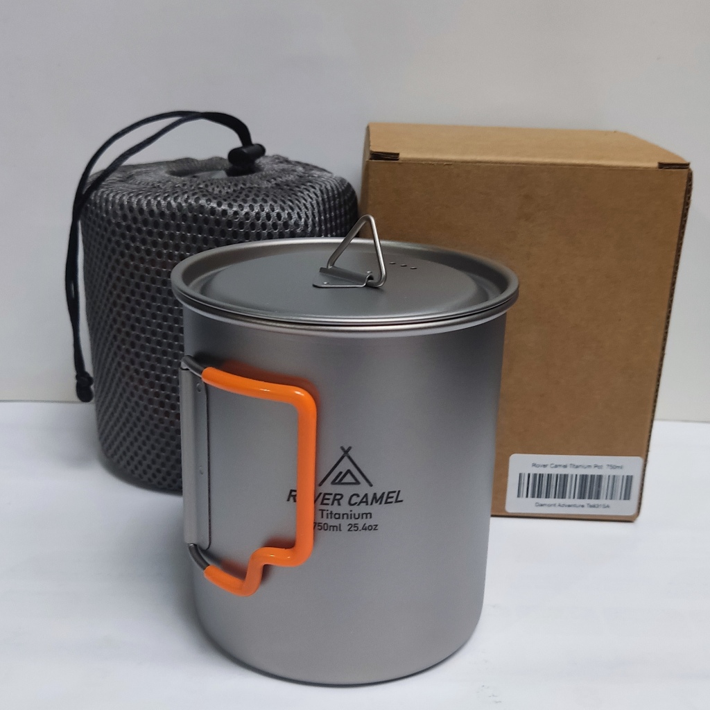 Mug Titanium Cup 750ml Canister 110gr bisa masuk