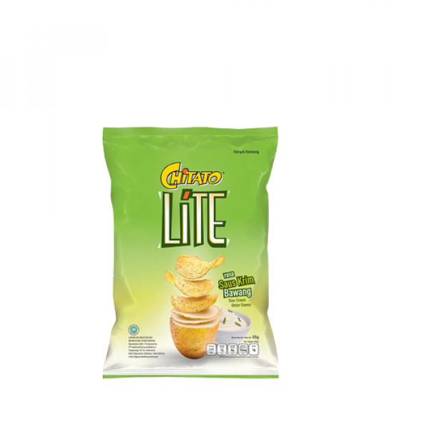 

CHITATO LITE SNACK POTATO SOURCREAM ONION PCK 68g