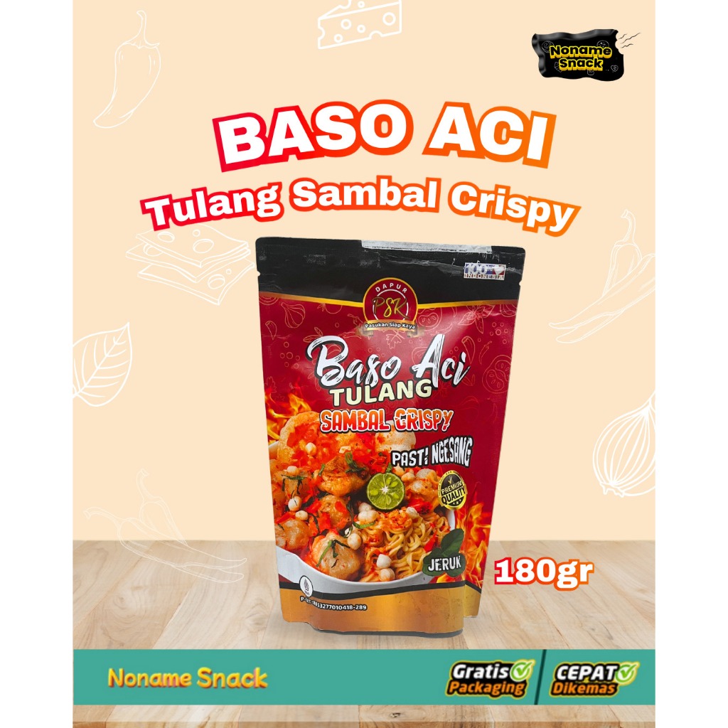 

Bakso Aci Tulang Sambal Crispy Pedas Daun Jeruk