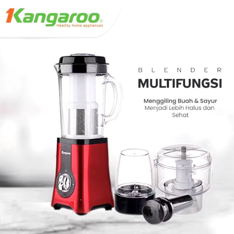 Blender, Chopper, Juicer Multifungsi KANGAROO KG-3B3