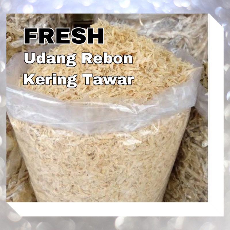

TERMURAH !!! UDANG REBON KERING TAWAR ASLI FRESH 250 GRAM