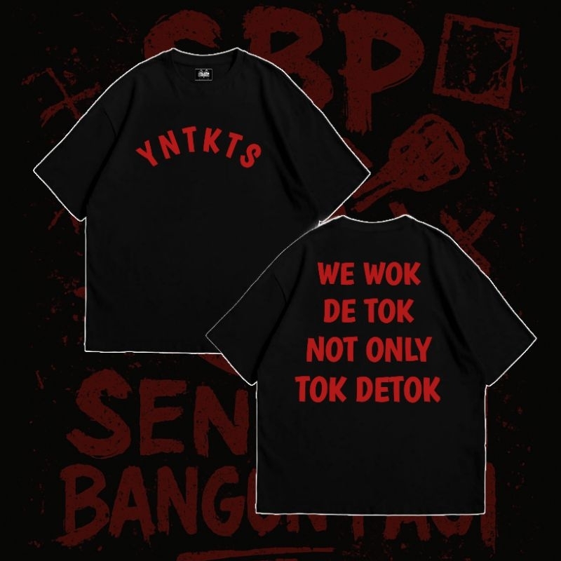 SENIMAN TSHIRT OVERSIZE YNTKTS BLACK