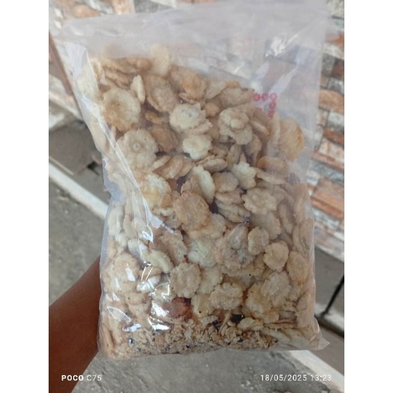 

emping gepuk asin asli limpung