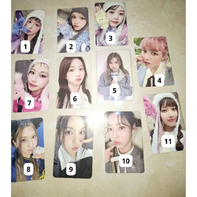 NMIXX PHOTOCARD OFFICIAL LILY HAEWON KYUJIN JIWOO BAE SULYOON FE304 BREAK EXPERGO (BACA DESK)