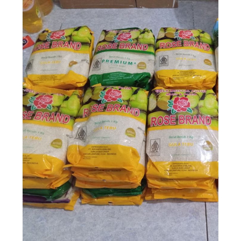 

gula kemasan 1kg merk rosebrand