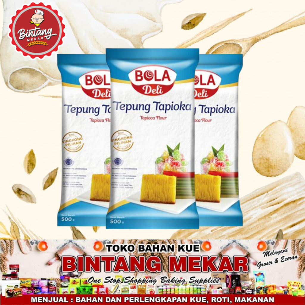 

BOLA DELI TEPUNG TAPIOKA 500GR