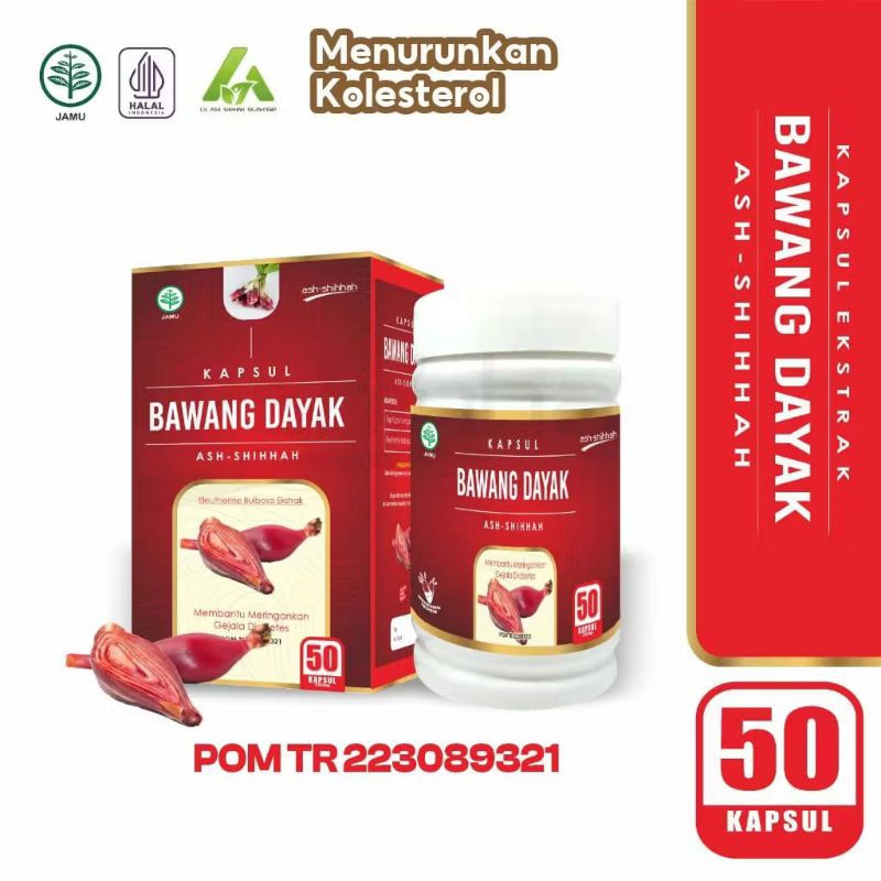 Kapsul Bawang Dayak Ash-Shihhah Ekstrak Bawang Dayak Original